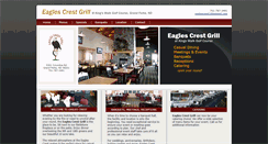 Desktop Screenshot of eaglescrestgrill.com